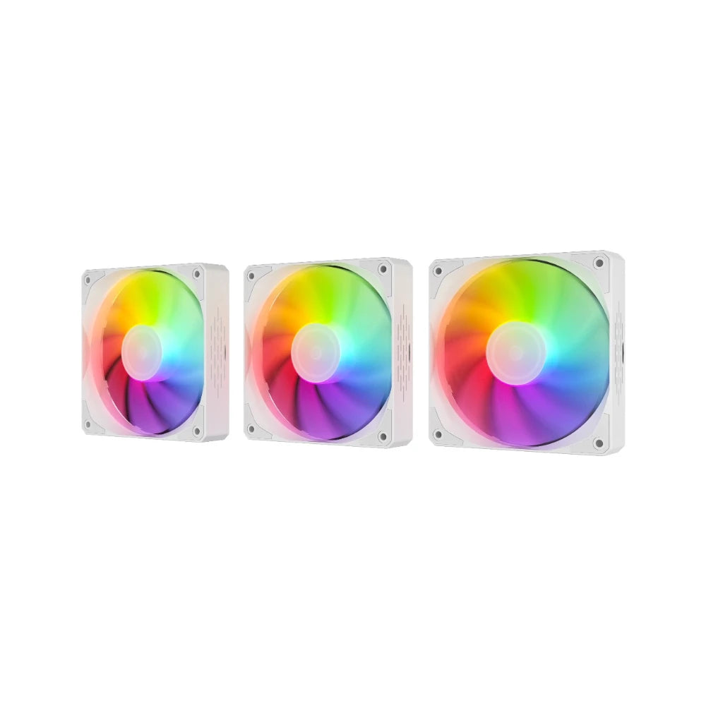 Thunder Case Fan Tornado TCS-90 ARGB Kit White -3 Fans Thunder Case Fan Tornado TCS-90 ARGB Kit White -3 Fans